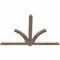 Ekena Millwork Redmond Rough Sawn Timber Gable Bracket, Douglas Fir, 72"W x 48"H x 2"D x 4"F, 16/12 Pitch GBW072X48X0204RED00RDF - alternate 4